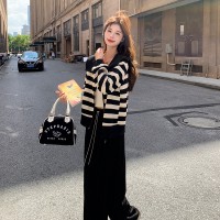 现货【2024】条纹外套卫衣套装裤休闲199