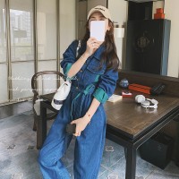 【现货2024】连体裤工装牛仔拼接撞色高级感199