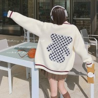 学院风【2024现货】针织短外套韩版减龄显白199