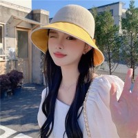 帽子女2024新款春秋季时尚洋气遮阳防晒帽户外出游防紫外线太