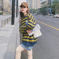 【2024现货】超舒服面料高级感条纹时尚卫衣199