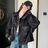 现货【2024】高级感皮衣多颜色机车短外套