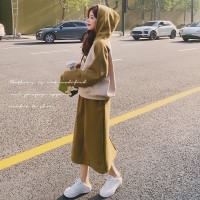 【2024现货】二件套时尚套装卫衣裙2色高品质D13