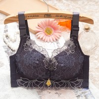 小胸聚拢内衣女美背文胸背心无钢圈胸罩厚款加厚夏天收副乳防下垂