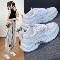 ins韩版新款老爹鞋女2024春季学生运动跑步鞋休闲厚底增高XQ308