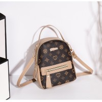 花料背包2024ladiesbag时尚双肩包女包包女清新甜美学生书包