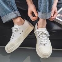 小白鞋男2024春季新款小众大头鞋厚底增高低帮休闲板鞋