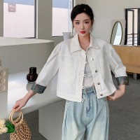 现货牛仔新中式风减龄网红B款宫廷/古典2024年春季2024年春季