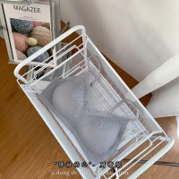新款内衣女无钢圈细肩带蕾丝文胸舒适无钢圈聚拢背扣薄款胸罩