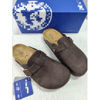 秋冬季加绒包头拖软木底勃肯鞋Teddy系列时尚外穿博肯毛毛鞋女款