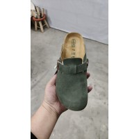 秋冬季加绒包头拖软木底勃肯鞋Teddy系列时尚外穿博肯毛毛鞋女款