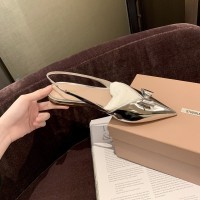 新款夏季时尚蝴蝶结气质满钻尖头平底包头凉拖鞋女