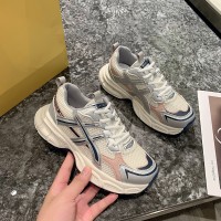 老爹鞋女网鞋2024年新款阿甘鞋秋季厚底老爹鞋女款情侣百搭小白鞋