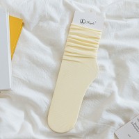 女中筒jk袜堆堆袜春夏季薄款天鹅绒纯色冰丝袜新品