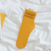 女中筒jk袜堆堆袜春夏季薄款天鹅绒纯色冰丝袜新品