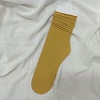 女中筒jk袜堆堆袜春夏季薄款天鹅绒纯色冰丝袜新品