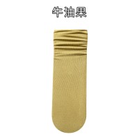 袜子女中筒袜春夏款棉袜纯色长筒JK百搭显瘦直筒堆堆袜诸暨