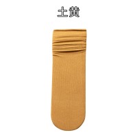 袜子女中筒袜春夏款棉袜纯色长筒JK百搭显瘦直筒堆堆袜诸暨