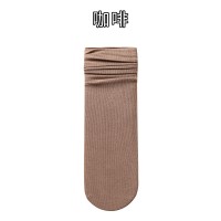 袜子女中筒袜春夏款棉袜纯色长筒JK百搭显瘦直筒堆堆袜诸暨