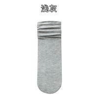 袜子女中筒袜春夏款棉袜纯色长筒JK百搭显瘦直筒堆堆袜诸暨