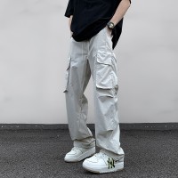 新款三防裤户外冲锋裤防水全开拉链设计感拼接内穿裤腰带