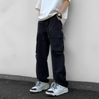 新款三防裤户外冲锋裤防水全开拉链设计感拼接内穿裤腰带