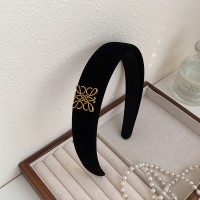 黑色丝绒发箍女款小香风复古宽边压发头箍秋冬网红高颅顶发卡头饰