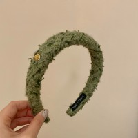 黑色丝绒发箍女款小香风复古宽边压发头箍秋冬网红高颅顶发卡头饰