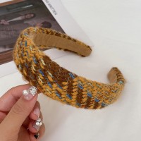 黑色丝绒发箍女款小香风复古宽边压发头箍秋冬网红高颅顶发卡头饰