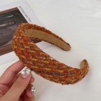 黑色丝绒发箍女款小香风复古宽边压发头箍秋冬网红高颅顶发卡头饰