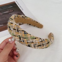 黑色丝绒发箍女款小香风复古宽边压发头箍秋冬网红高颅顶发卡头饰