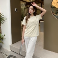 现货已出，2024夏季前片蝴蝶印花