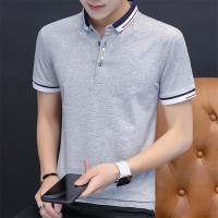 休闲短袖polo衫男