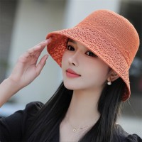 新款冰丝渔夫帽女韩版潮百搭遮阳夏季薄款透气遮脸防晒帽太阳帽子