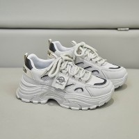 ins韩版新款老爹鞋女2024春季学生运动跑步鞋休闲鞋厚底增高T73