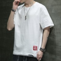 短袖T恤男夏季新款韩版T恤男士圆领简约宽松男装上衣