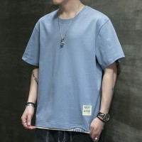 短袖T恤男夏季新款韩版T恤男士圆领简约宽松男装上衣
