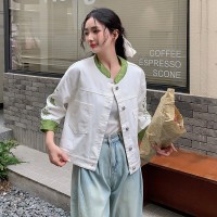 现货跑量牛仔新中式风减龄网红B款宫廷/古典2024年春季