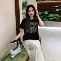 2024夏季印花方块短袖T恤