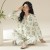 8536绿花朵(纯棉7A抗菌防螨)  
