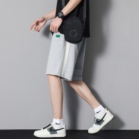 短裤男夏季潮流宽松篮球裤纯色百搭休闲裤运动裤五分裤韩版沙滩裤