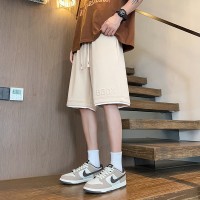 新款大码工装短裤男夏季男潮流休闲美式中裤男生速干宽松五分裤子