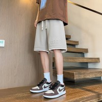 新款大码工装短裤男夏季男潮流休闲美式中裤男生速干宽松五分裤子