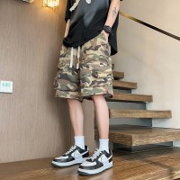 新款大码休闲短裤男生夏季薄款五分马裤男生宽松男款运动工装裤子