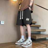 裤子男款夏季短裤男士2024新款潮牌薄款宽松五分裤百搭运动休闲裤