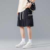 2024新款工装短裤男夏季男士运动休闲美式中裤男生速干宽松五分裤