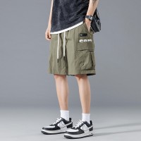 2024新款工装短裤男夏季男士运动休闲美式中裤男生速干宽松五分裤