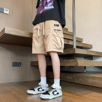 2024新款工装短裤男夏季男士运动休闲美式中裤男生速干宽松五分裤