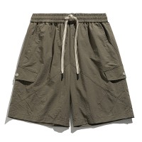 新款休闲短裤男生夏季薄款五分马裤男生宽松男款运动工装裤子