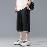 新款速干工装短裤男2024夏季新款男士七分休闲裤子胖子宽松大码潮